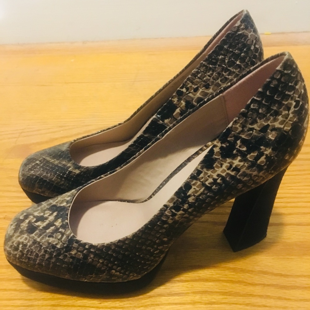 Cheetahs print heel